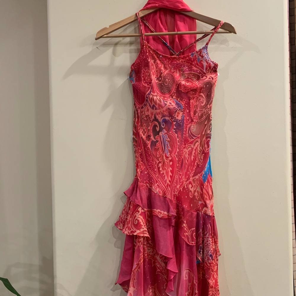 Red kids Dress, Size S